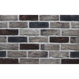 Облицювальна плитка Loft Brick Челсі з подпалами 210x65 мм Червоно-коричневий