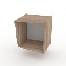 Полка навесная Компанит П-19 400х400х400 мм дуб сонома