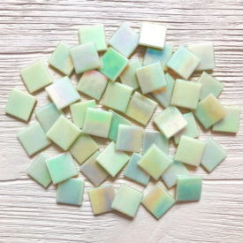 Скляна мозаїка Eco-Mosaic 20х20 мм 33х33 см оливкова (IA421)