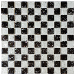 Стеклянная мозаика Керамик Полесье Gretta WB Mix колотое стекло 300х300 мм Сумы