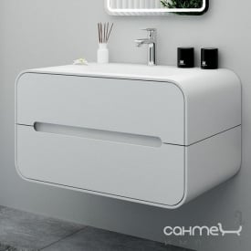 Тумба з раковиною підвісна Marsan Pirret 900 біла матова