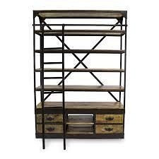 Стеллаж для хранения в стиле LOFT (Rack-058)