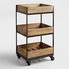 Консоль-тележка в стиле LOFT (Console-069)