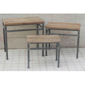 Комплект журнальних столиків в стилі LOFT (Table - 426)
