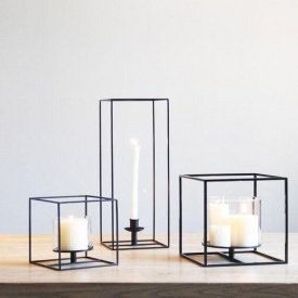 Настільний свічник у стилі LOFT (Lamp-24)