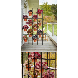 Стелаж для квітів у стилі LOFT (Support for Flowers-47)