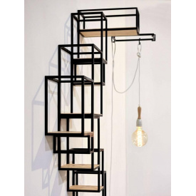 Навесная полка в стиле LOFT (Wall Shelf-34)
