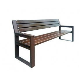 Лавочка парковая в стиле LOFT (Street Bench - 10)