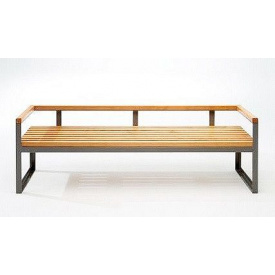 Скамейка парковая стиле LOFT (Street Bench - 28)