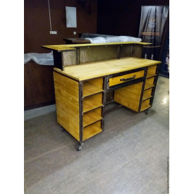 Офисный стол-рецепшн в стиле LOFT (Office Table - 177)