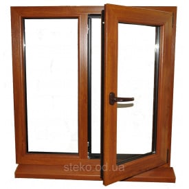 Энергосберегающие МЕТАЛЛОПЛАСТИКОВЫЕ ОКНА Steko S450 ламинация Установка