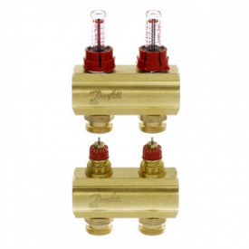 Danfoss Коллектор FHF 2F с расходомерам (088U0522)