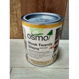 Олія з воском для дерева OSMO Hard Wax Oil 3032 0.75л
