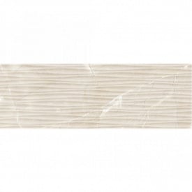 Керамічна плитка Casa Ceramica Etania Crema Waves 25х75 см