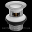 Автоматическая латунная пробка для умывальника Invena click-clack грибовидная малая Донный клапан Ровно