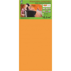 Підкладка-гармошка помаранчева під ламінат і паркет Солід 1050x500x3 мм упаковка 10,5 м2 Харків