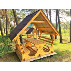 Альтанка з міні бруса 3,0x3,0 м2 Чернівці