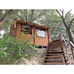 Беседка деревянная из профилированного бруса 12 м2 Log Cabin 000 Киев