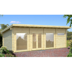 Беседка деревянная из профилированного бруса 8,4х3,2 Херсон