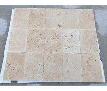 Плитка из травертина Cross Cut Unfilled&Brushed Standart 30,5х45,7 см