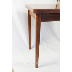 Стіл обідній масив бука 900х600х750 мм темний горіх Нова Прага