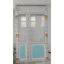 Входная дверь штульповая 1410x2500 мм, монтажная ширина 60 мм, профиль WDS Ekipazh Ultra 60 Киев