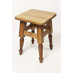 Табурет точеный обеденный 45x30x30 см тонированный