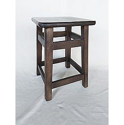 Табуретка обеденный массив бук 450х300х300 мм тонированный под лаком