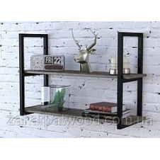 Поличка в стилі лофт 50x70x25см p1