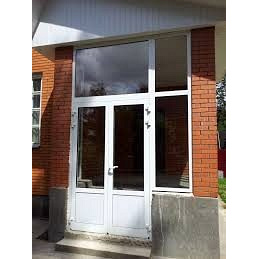 Алюминиевые двери в подъезд, качественные и надежные двери с домофоном