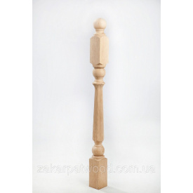 Столб Балясина фрезована бук 1100х80х80мм