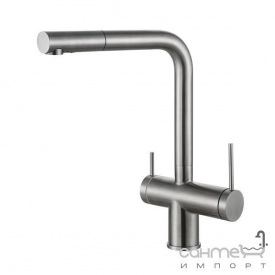 Смеситель для кухни комбинированный Fabiano FKM 31.14 SS 8231.401.0781 кофейный