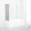 Шторка для ванны боковая Ravak APSV-75 белый/прозрачное стекло 95030102Z1 Одесса