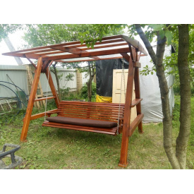 Гойдалки з сосни під лаком 2200x1600 мм