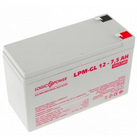 Аккумулятор гелевый LogicPower LPM-GL 12 - 7.5 AH