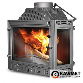 Камінна топка KAWMET W4 з правим боковим склом 14,5 кВт 700x540x420 мм