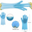 Силіконові багатофункціональні кухонні рукавички для миття посуду, чищення та прибирання Silicone Magic Gloves Ужгород