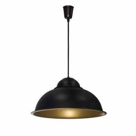 Світильник підвісний в стилі лофт Купол СП 3614 BK GD MSK Electric