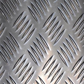 Лист рефленный алюминий 1000х2000х3 Квинта