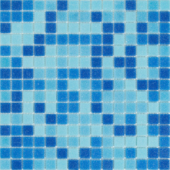 Мозаїка скляна Stella di Mare R-MOS B31323335 мікс 4 на сітці 327x327x4 мм Веселе
