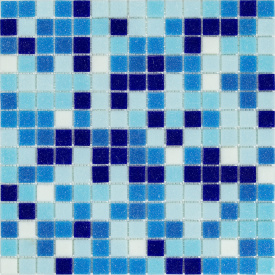 Мозаїка скляна Stella di Mare R-MOS B 113132333537 мікс 6 на сітці 327х327 мм