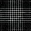 Мозаика стеклянная Stella di Mare R-MOS B50 черный на сетке 327х327х4 мм Ровно