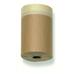 Захисний папір з малярською стрічкою CoverQuick 18 см 20 м Суми