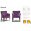 Дизайнерське крісло для будинку ресторану Пауль 880х730х680 мм Херсон