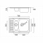 Кухонна мийка ULA 7301 dekor (ULA7301DEC08) Рівне