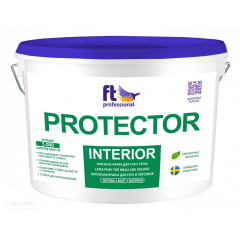 Матова вологостійка фарба Ft Protector Pro Interior 10 л Вінниця