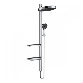 Rainfinity Showerpipe Душевая система 360 1jet скрытого монтажа хром HANSGROHE 26842000