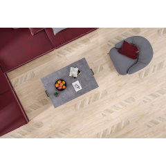 Плитка керамічна плитка Golden Tile Wood Chevron right бежевий 150x900x10 мм (9L1170) Київ