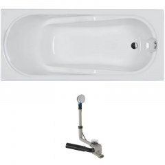 COMFORT ванна см 190x90 прямокутна в комплекті з сифоном Geberit 150,520,21,1 з ніжками SN 8 Чернівці