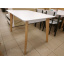 Дерев'яний стіл Мілан 120х80 см прямокутний розкладний венге білий Дніпро